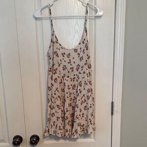 Brandy Melville Women’s Cream Sunflower Mini Dress One Size